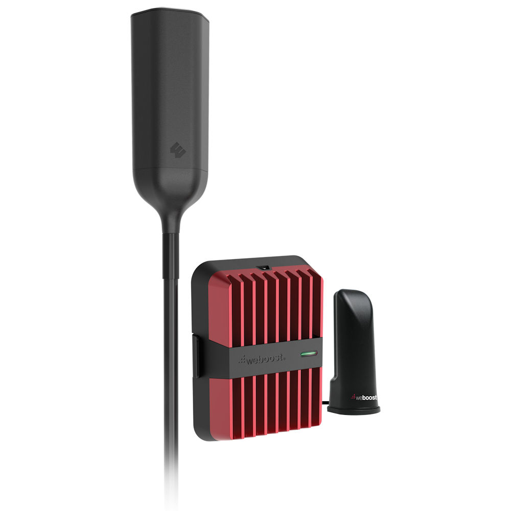 How close do you have to be to the weBoost Drive Reach cell signal booster's inside antenna?