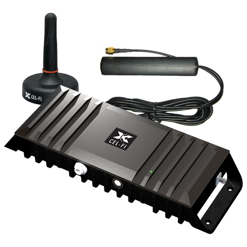 Can I switch the Cel-Fi GO booster's carriers in the smartphone app?