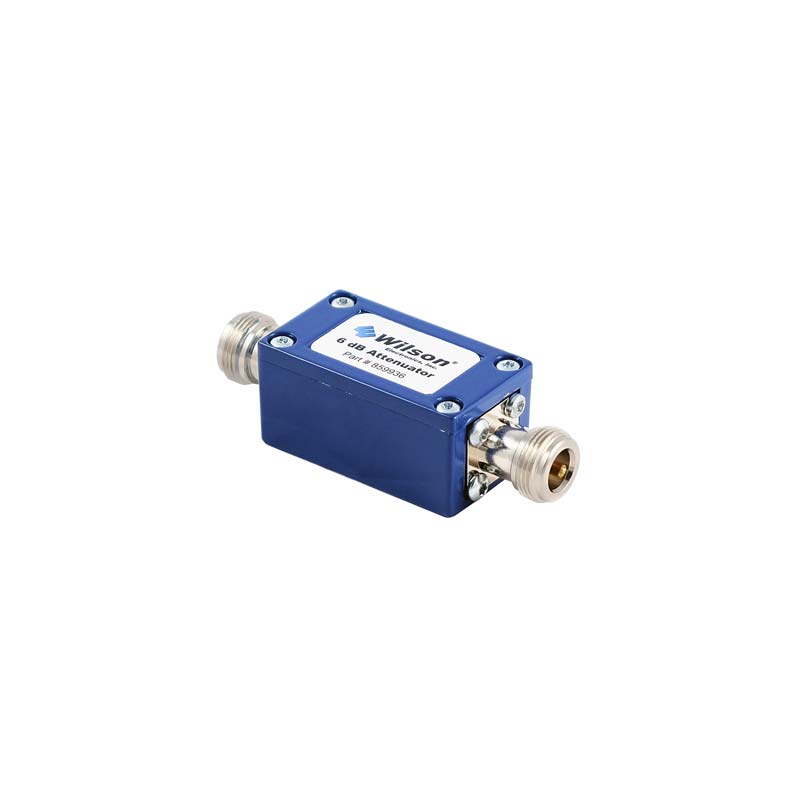 What is the power rating on Wilson Electronics attenuators?