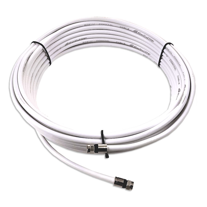 SolidRF RG6 Coax 45 ft. F-Male Connectors SRFRG6-45 Questions & Answers