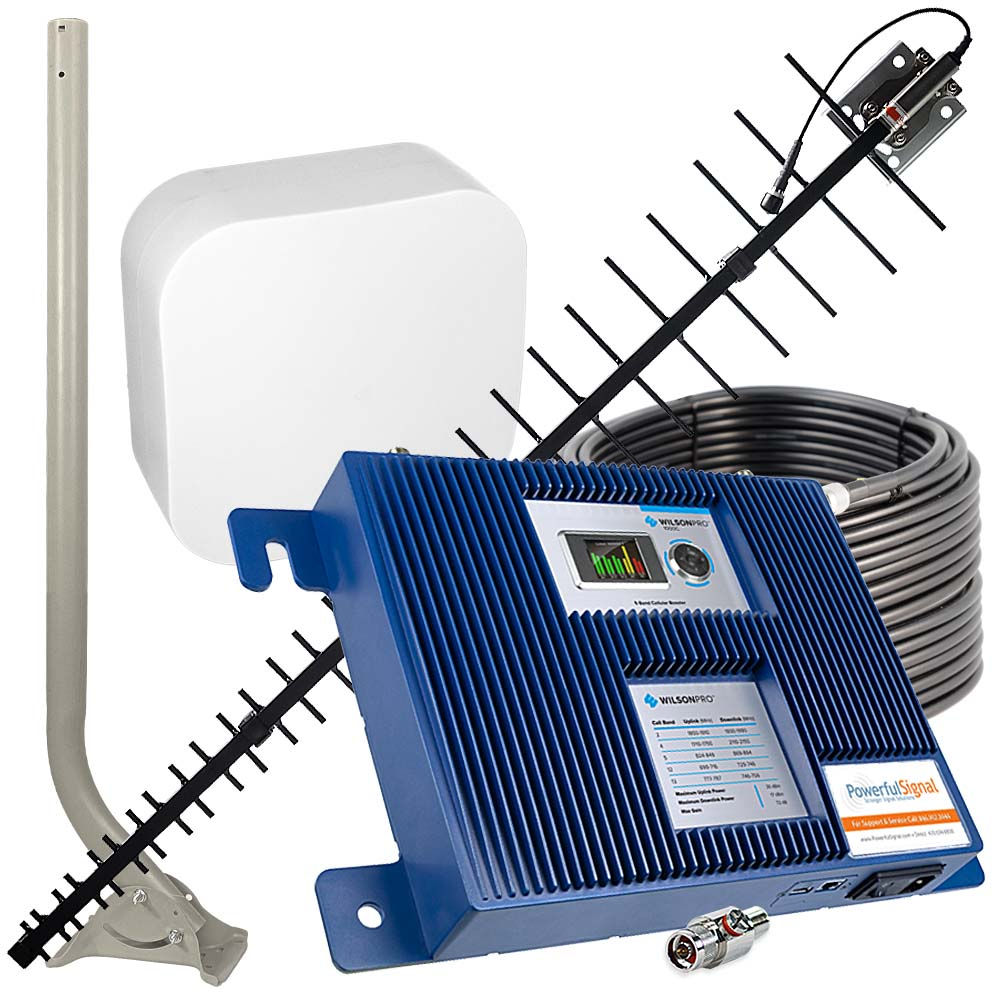 What is the size of the Top Signal high-gain LPDA outside antenna?