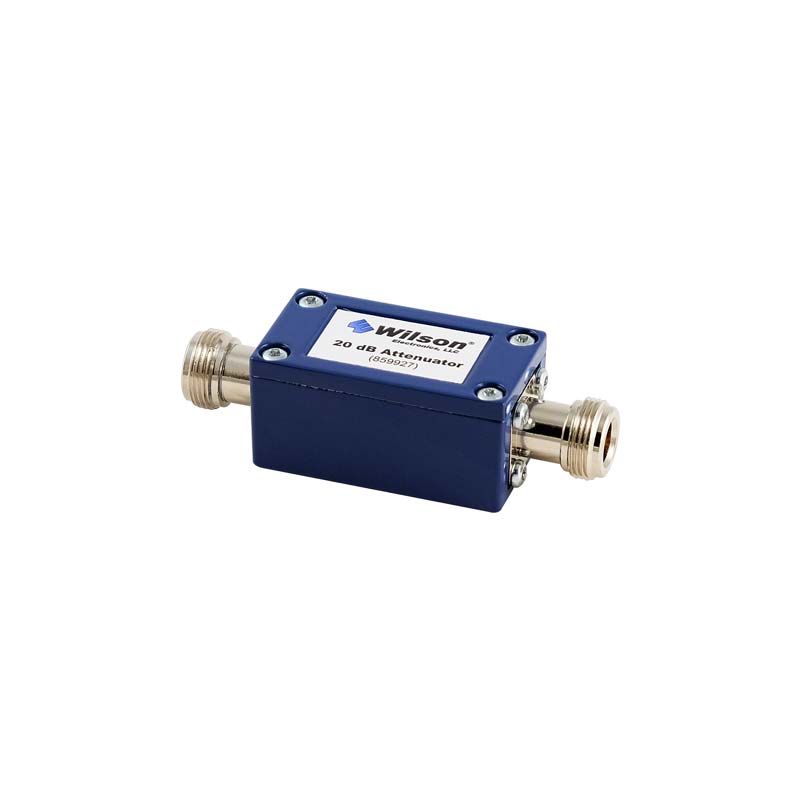 What is the power rating on Wilson Electronics attenuators?