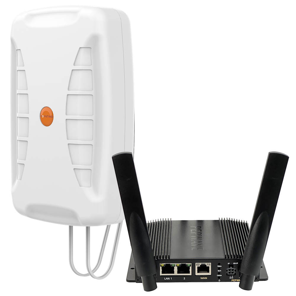 How do I connect the Poynting XPOL-24-5G 4×4 MIMO antenna to my router?