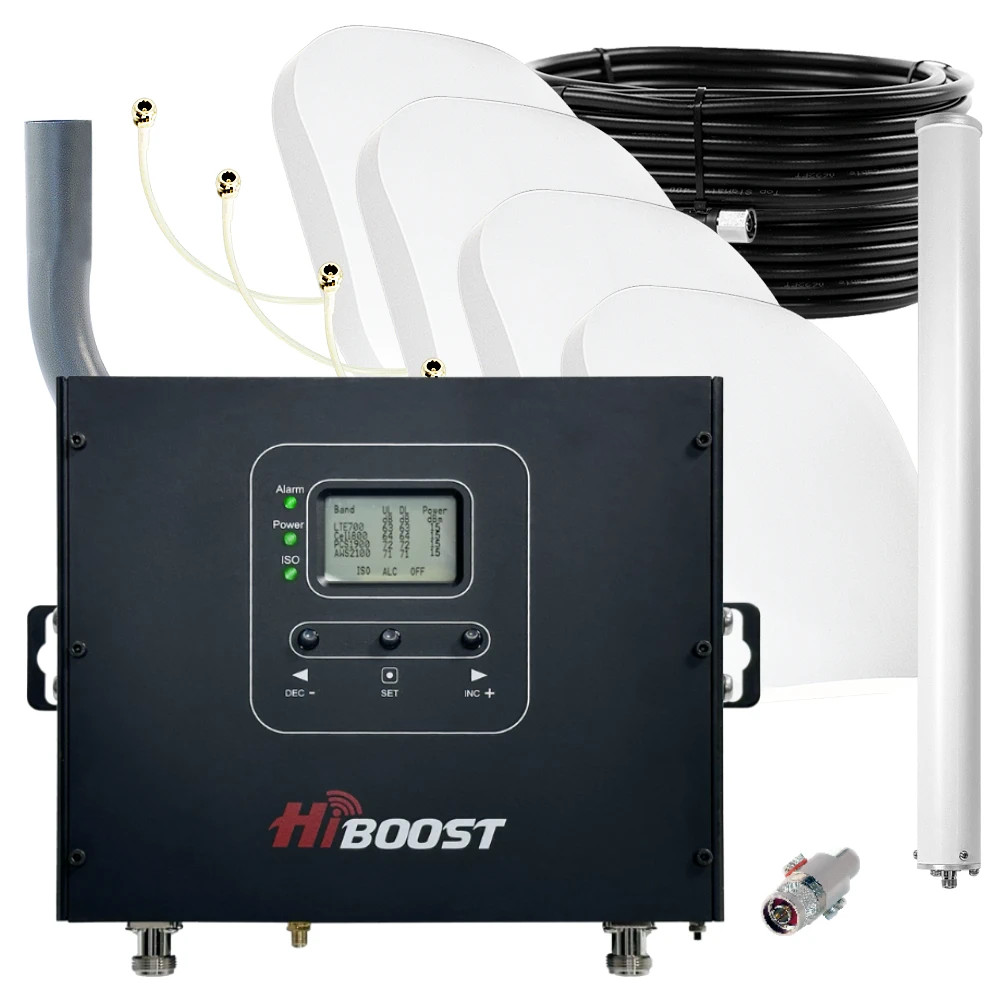 HiBoost SLW Smart Link Commercial Cell Signal Booster 4 Antennas | Top Signal Series Questions & Answers